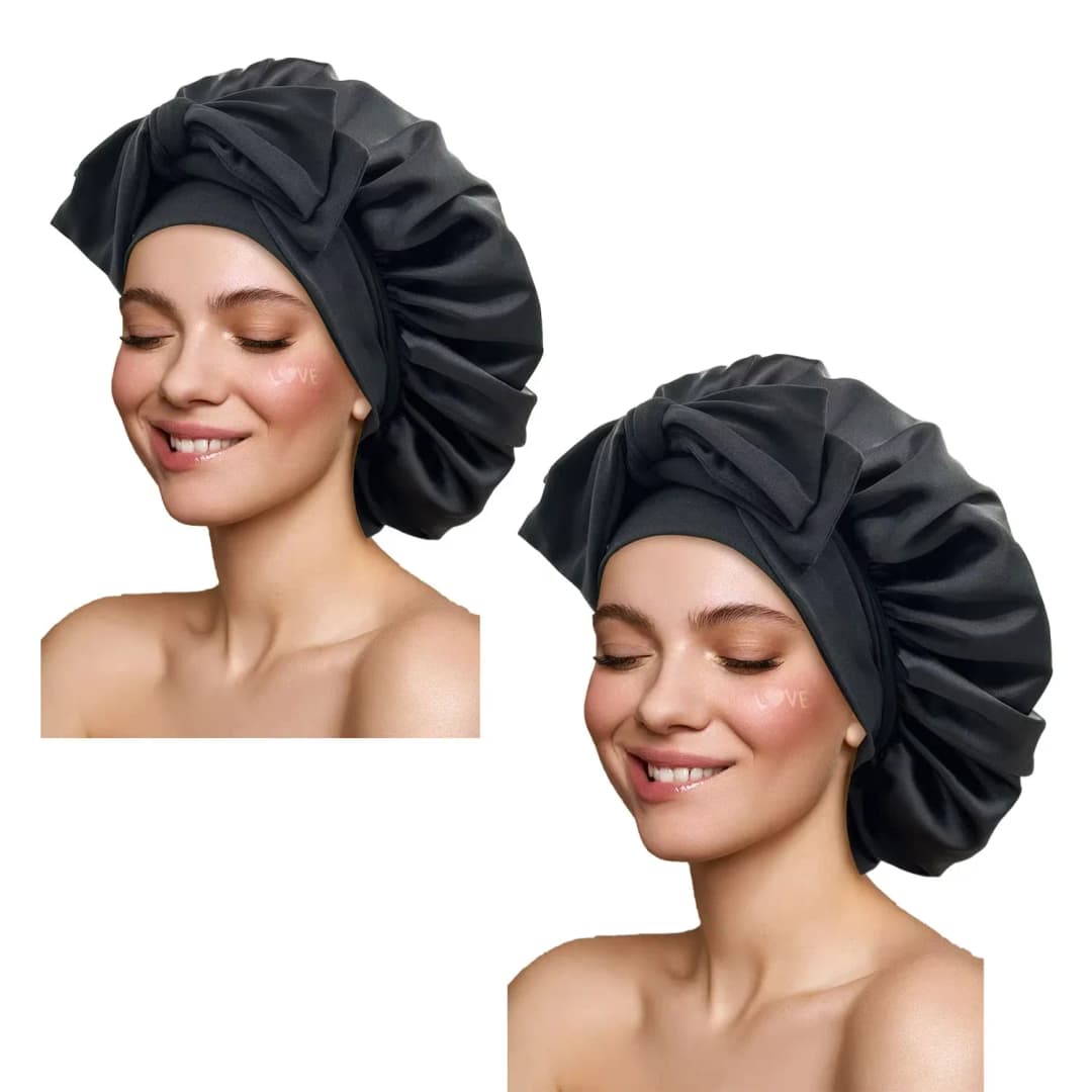 Silk Bonnet & Hair Wrap Sleep Set
